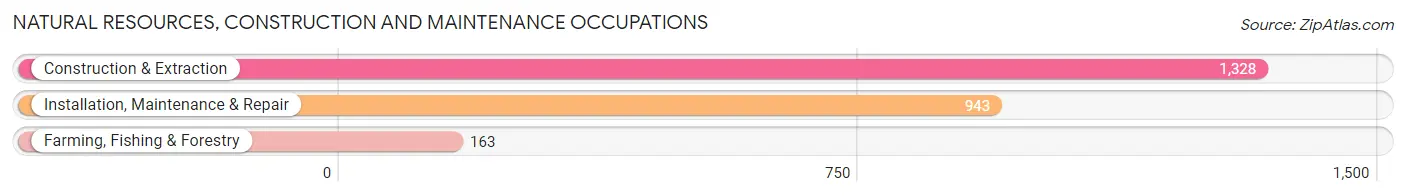 Natural Resources, Construction and Maintenance Occupations in Monroe County