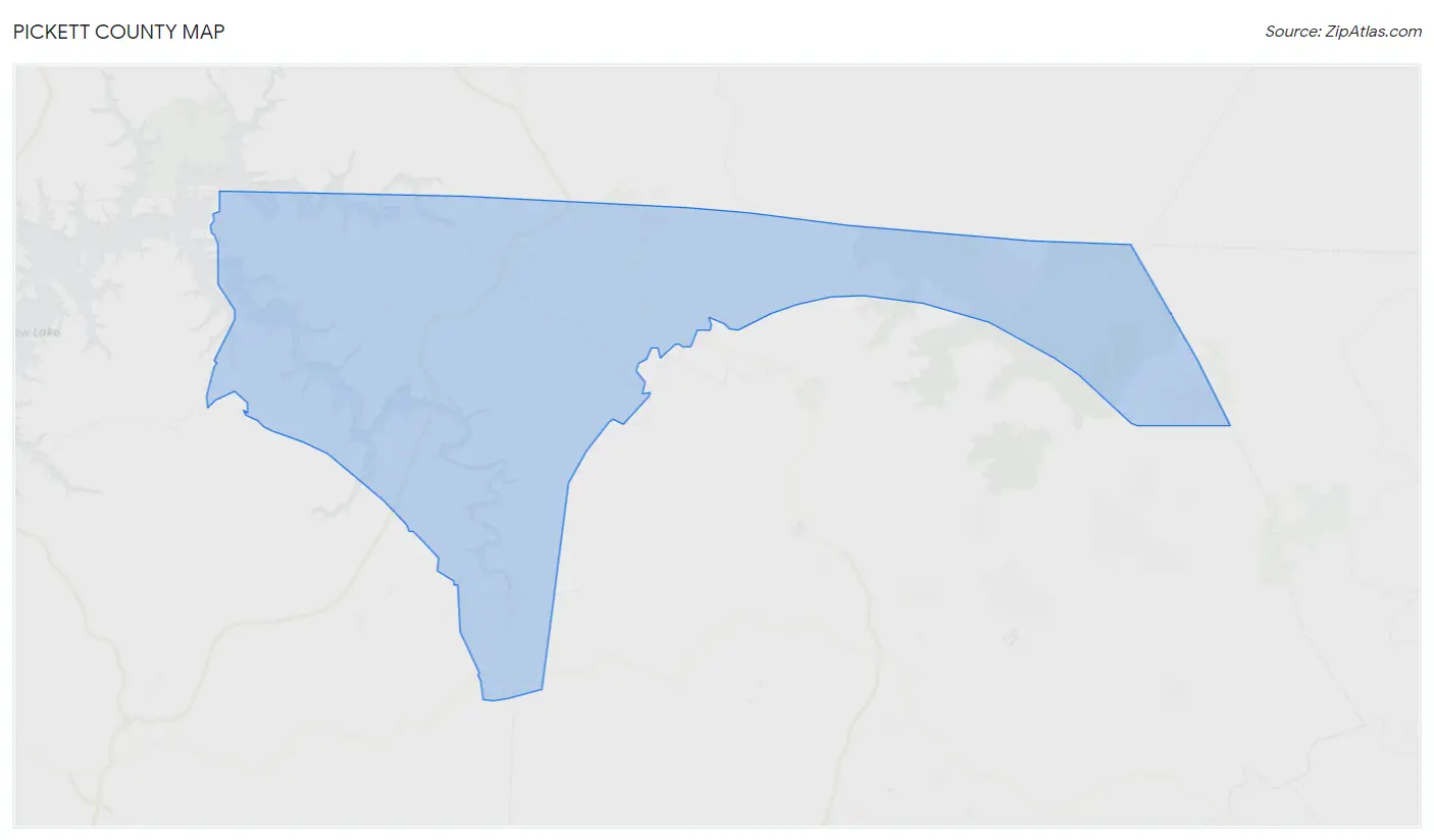 Pickett County Map