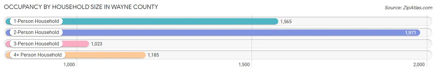 Occupancy by Household Size in Wayne County