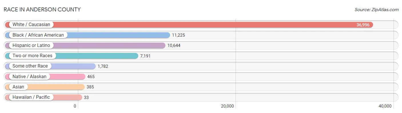 Race in Anderson County