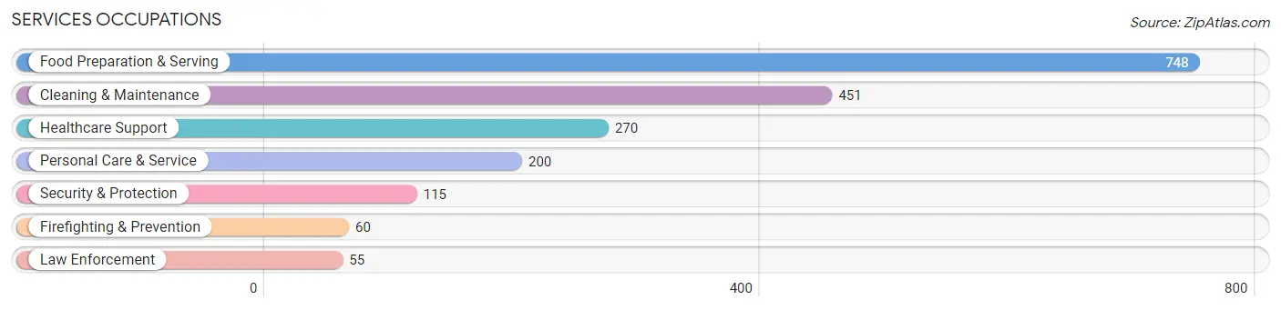 Services Occupations in Andrews County