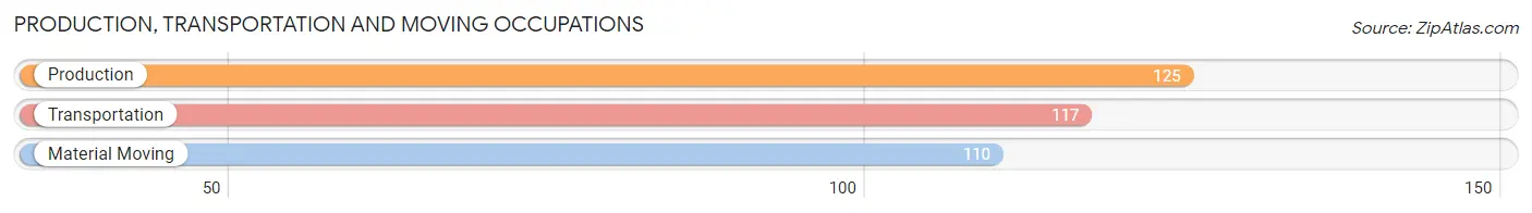 Production, Transportation and Moving Occupations in Carson County