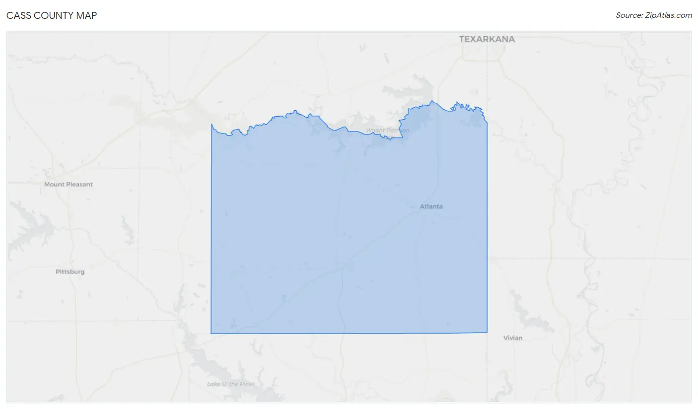 Cass County Map