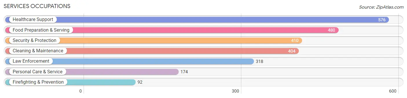 Services Occupations in Cass County