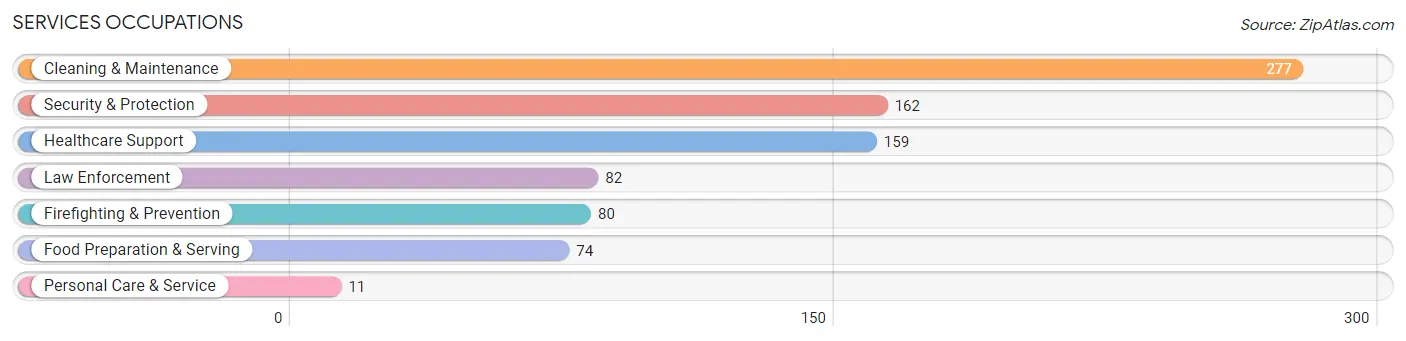Services Occupations in Castro County