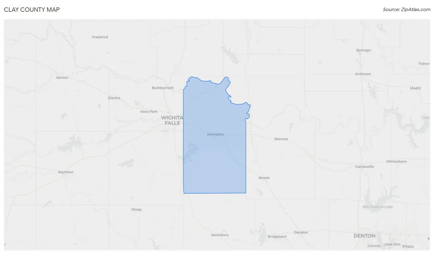Clay County Map