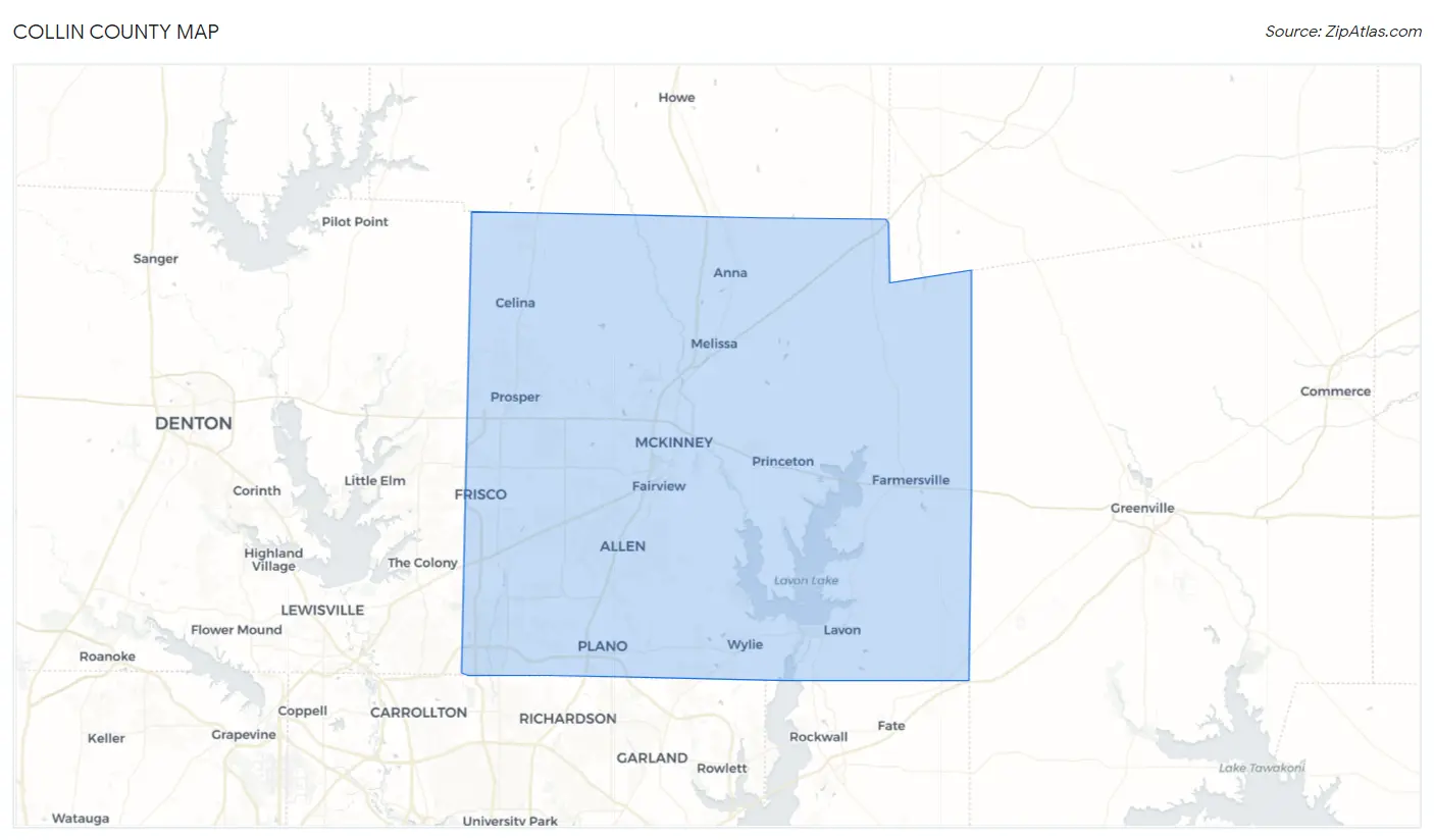 Collin County Map