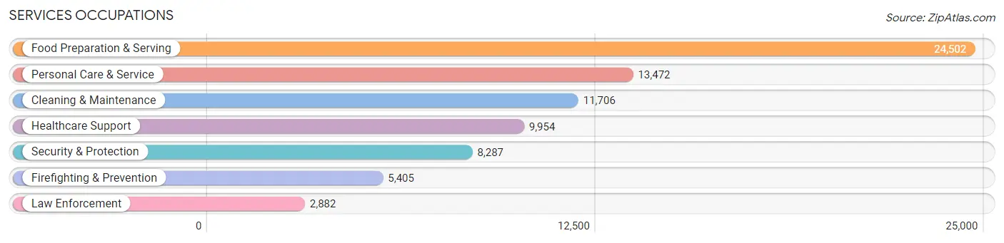 Services Occupations in Collin County