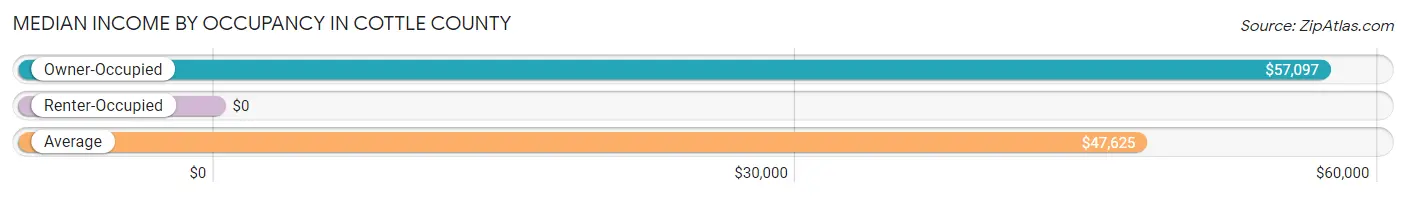 Median Income by Occupancy in Cottle County