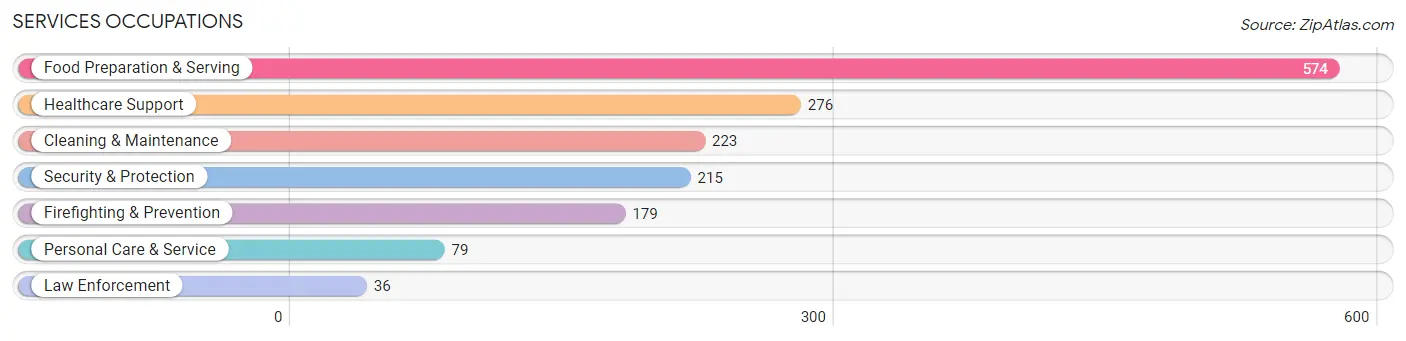 Services Occupations in DeWitt County