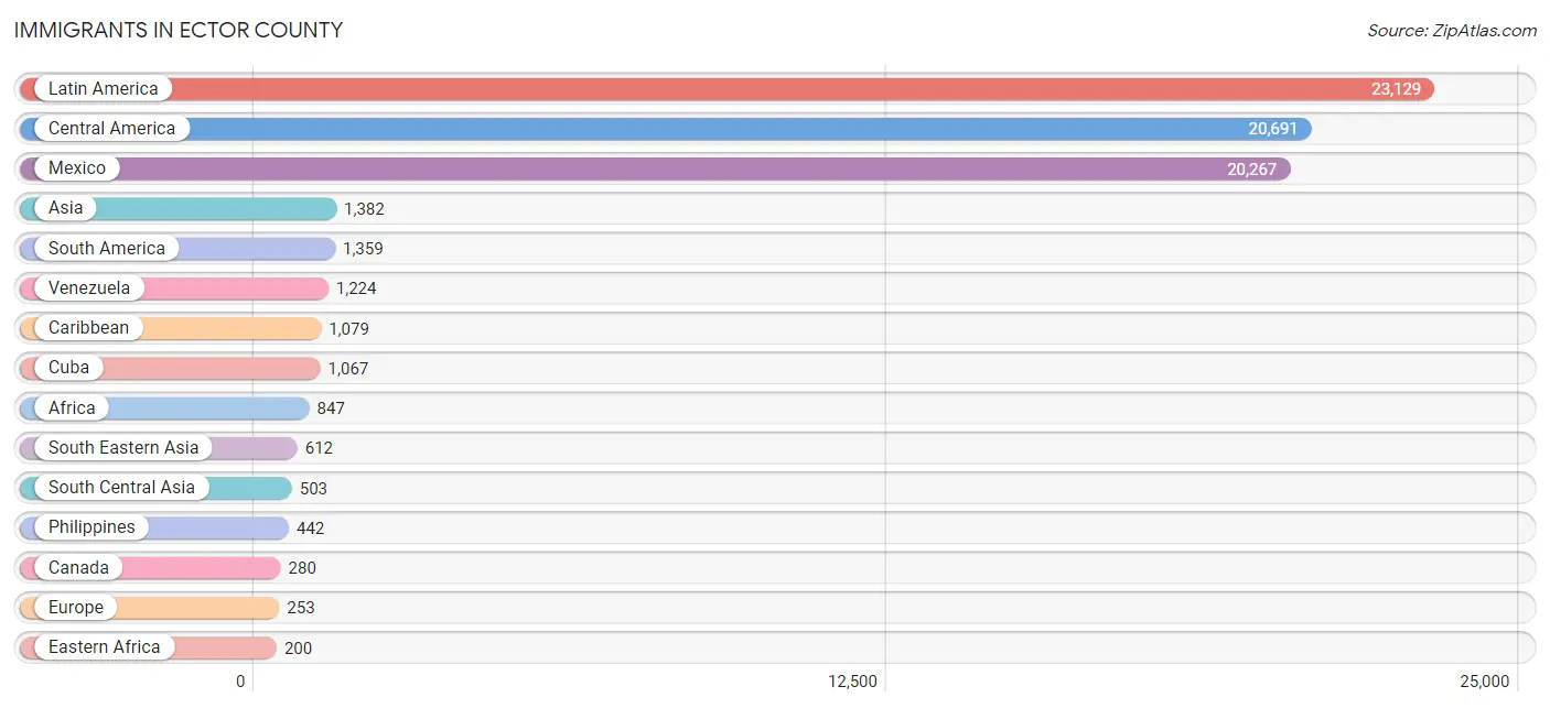 Immigrants in Ector County