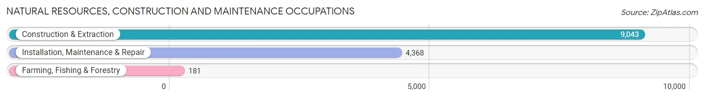Natural Resources, Construction and Maintenance Occupations in Ector County