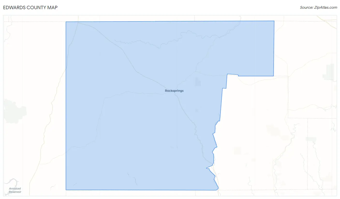 Edwards County Map