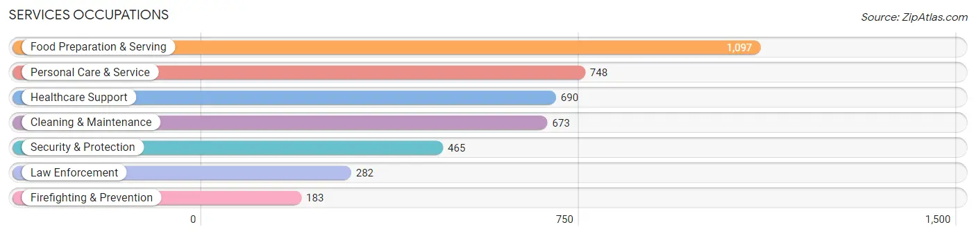 Services Occupations in Erath County