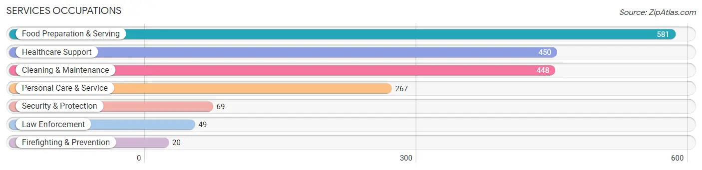 Services Occupations in Fayette County