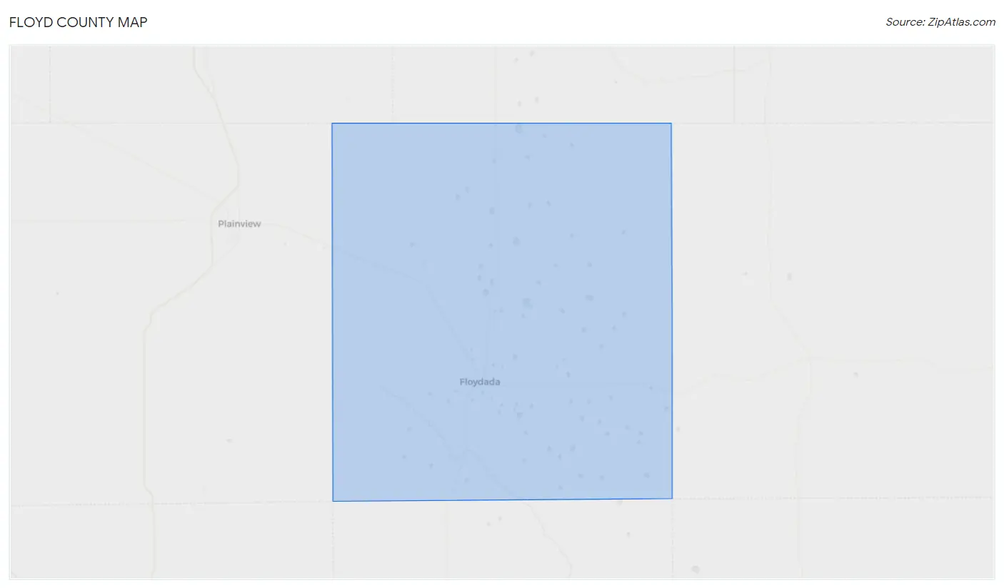 Floyd County Map