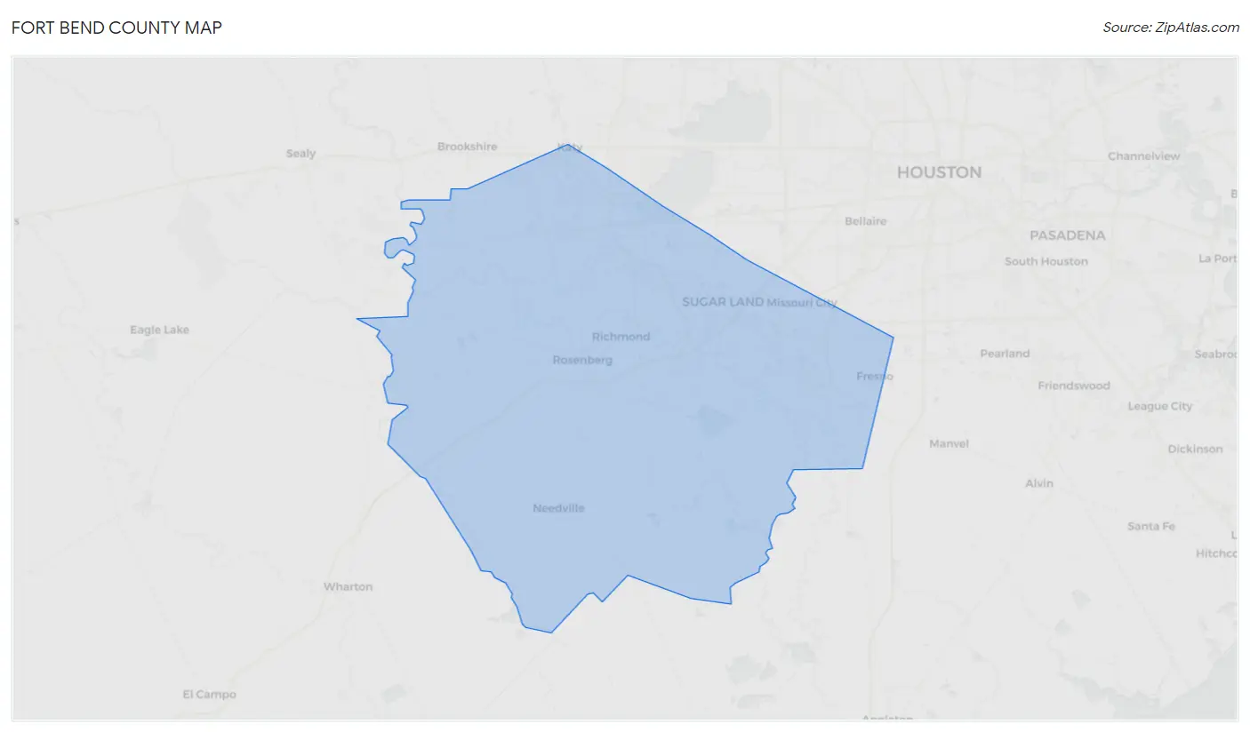 Fort Bend County Map