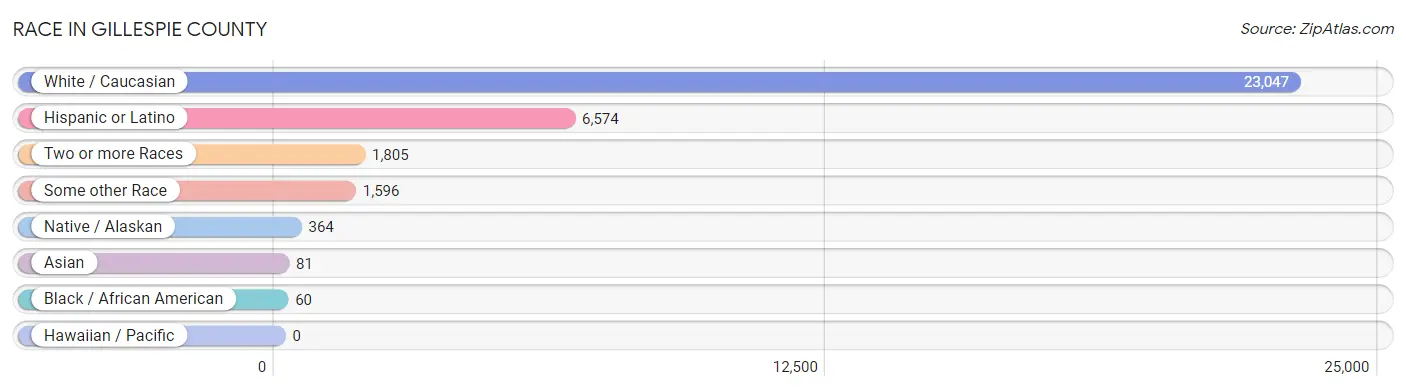 Race in Gillespie County