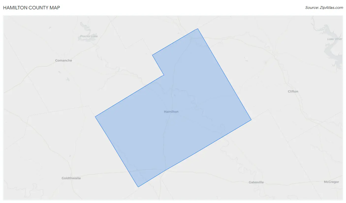 Hamilton County Map