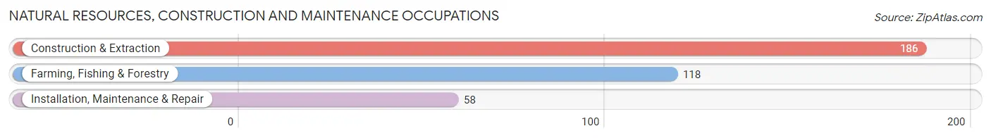 Natural Resources, Construction and Maintenance Occupations in Haskell County