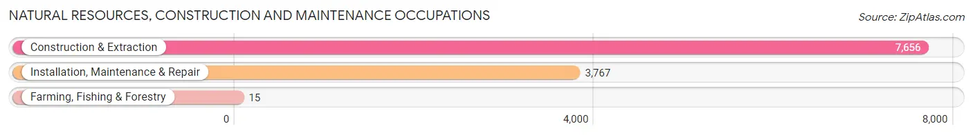 Natural Resources, Construction and Maintenance Occupations in Hays County