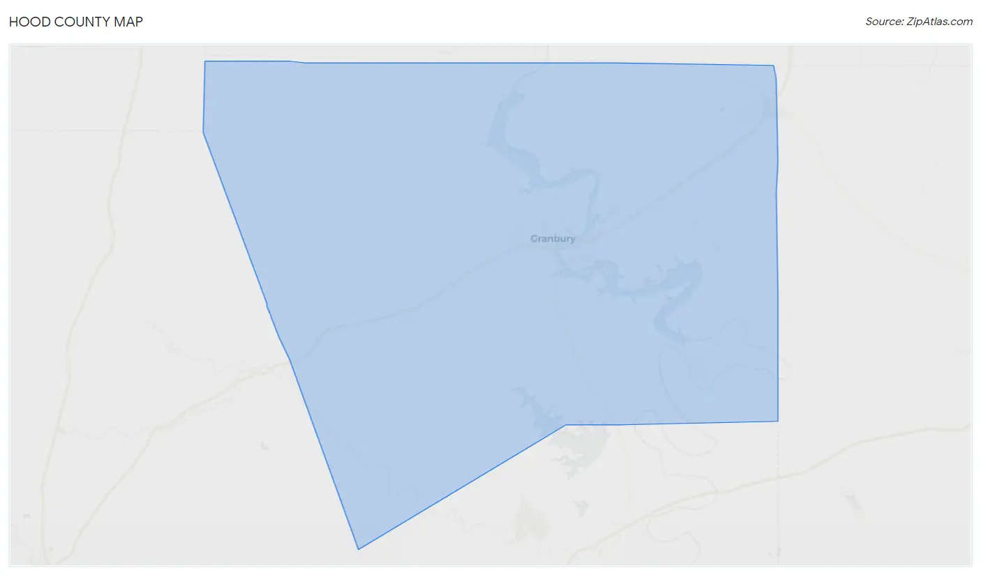 Hood County Map