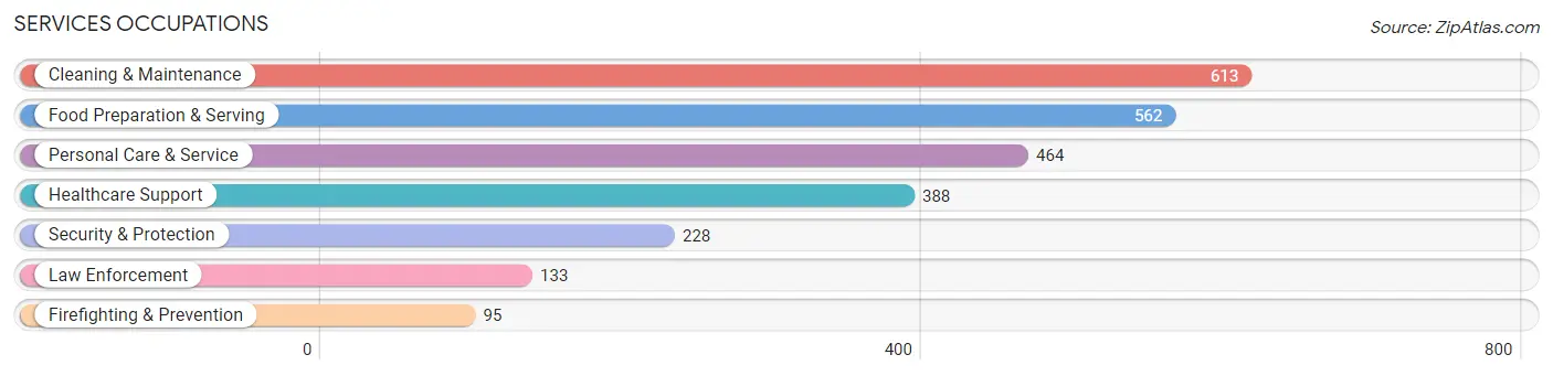 Services Occupations in Hopkins County