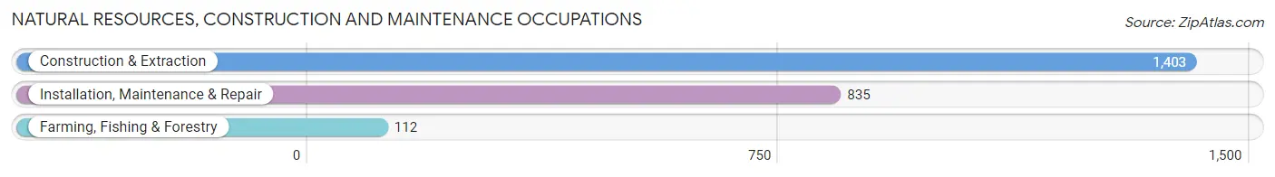 Natural Resources, Construction and Maintenance Occupations in Howard County