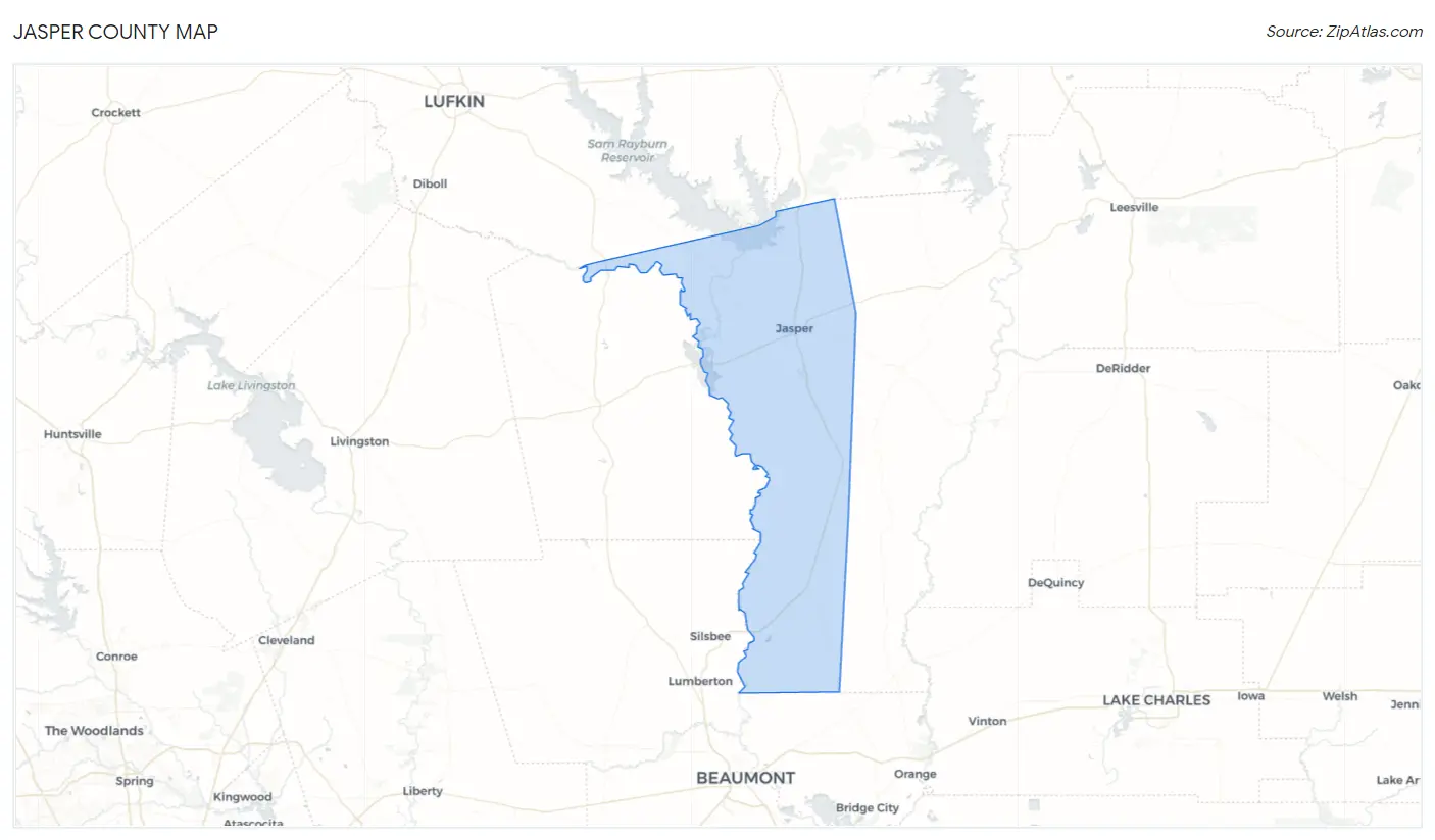 Jasper County Map