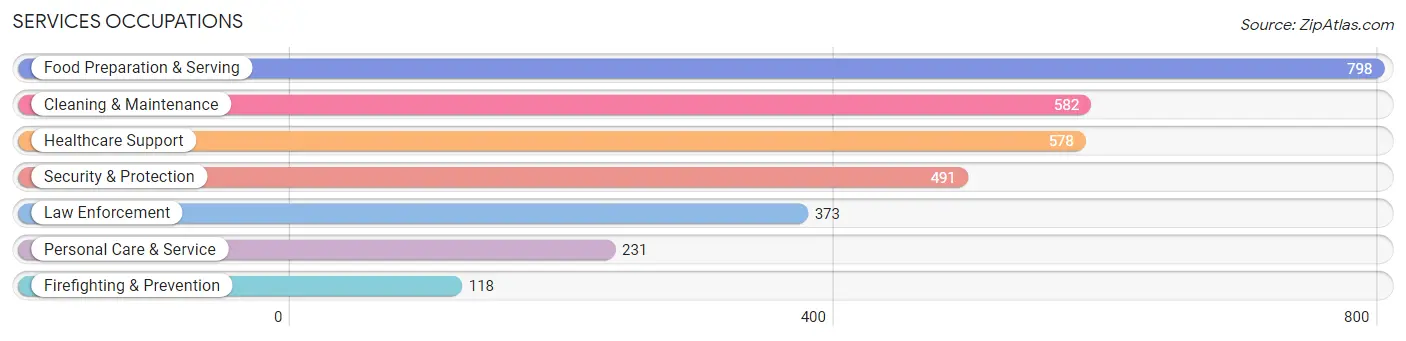 Services Occupations in Jasper County
