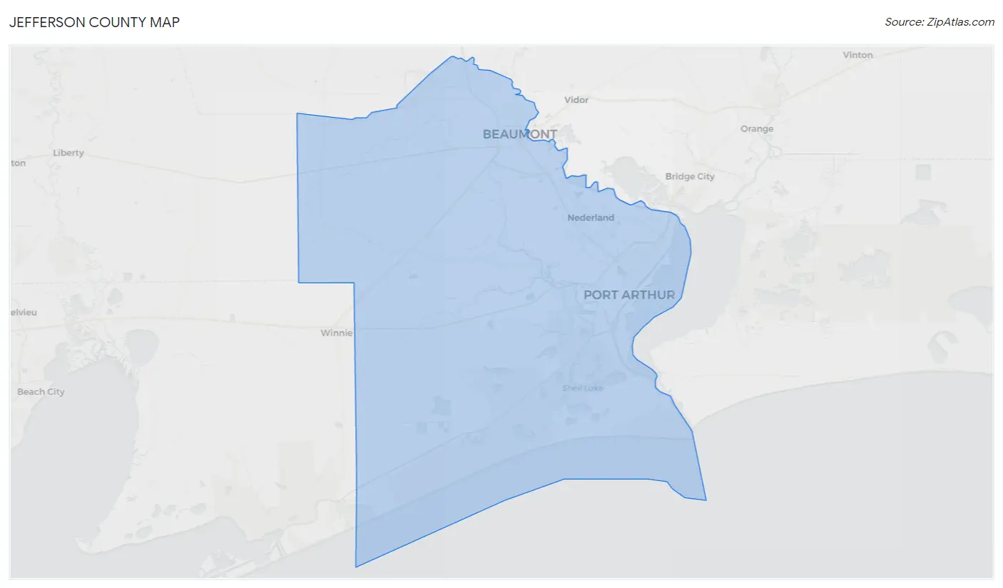 Jefferson County Map