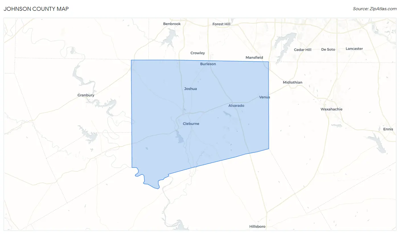 Johnson County Map