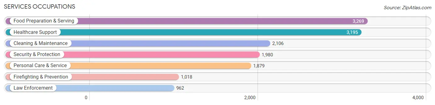 Services Occupations in Johnson County