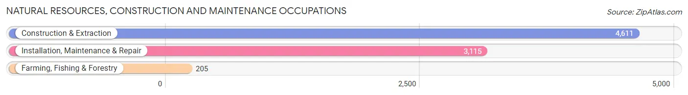Natural Resources, Construction and Maintenance Occupations in Kaufman County