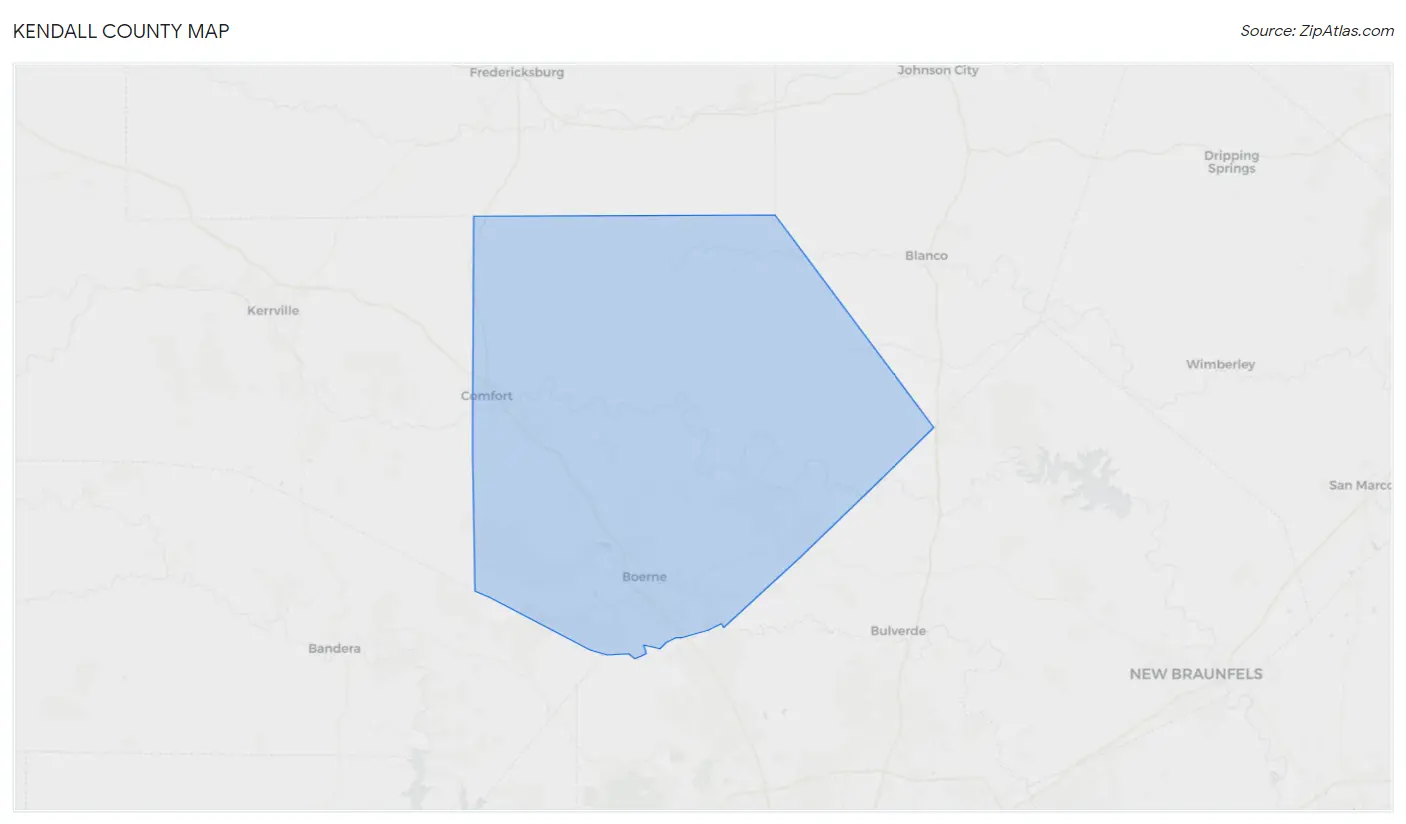 Kendall County Map