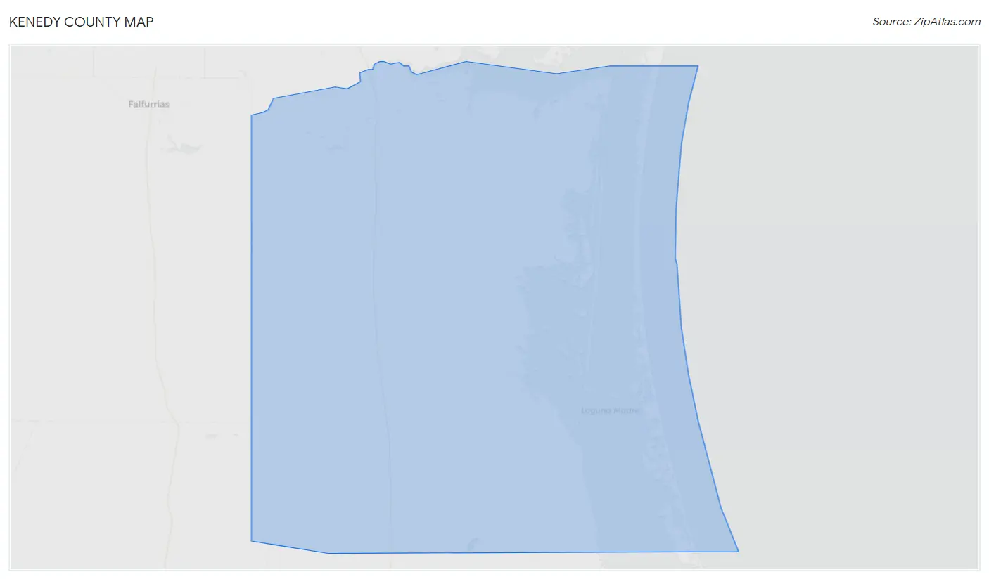 Kenedy County Map