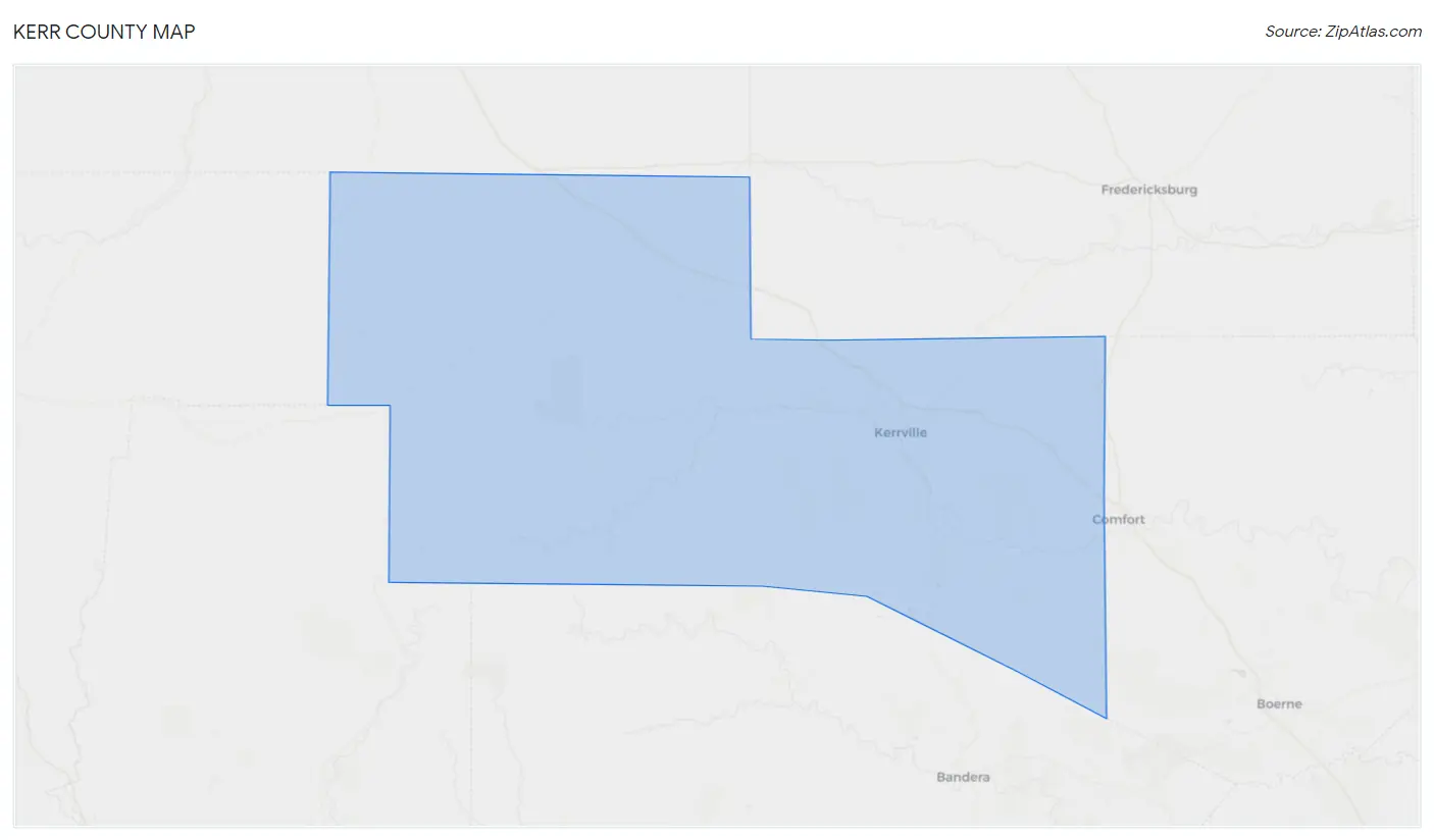 Kerr County Map