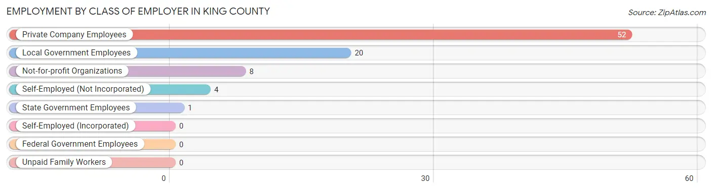 Employment by Class of Employer in King County
