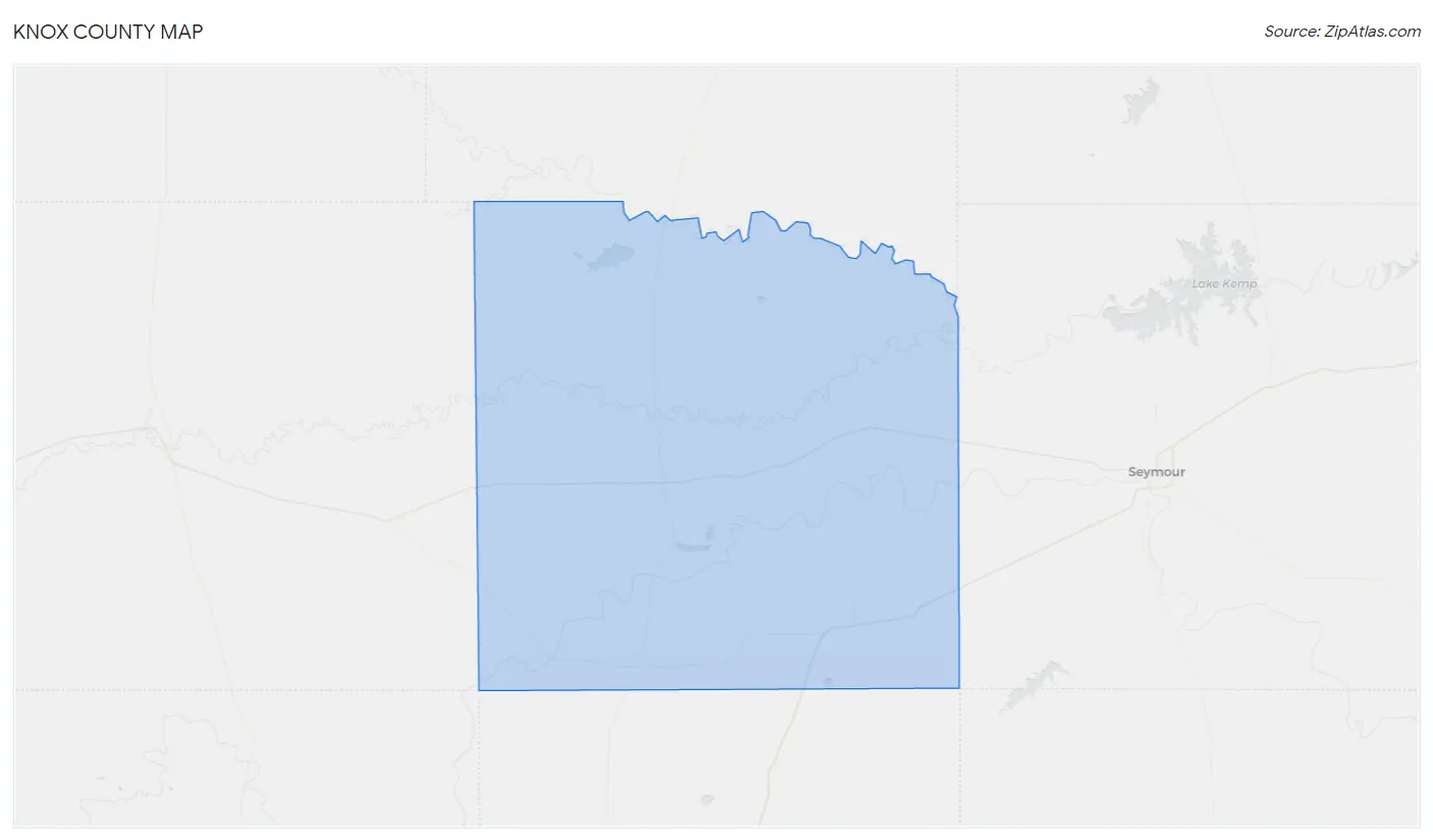 Knox County Map