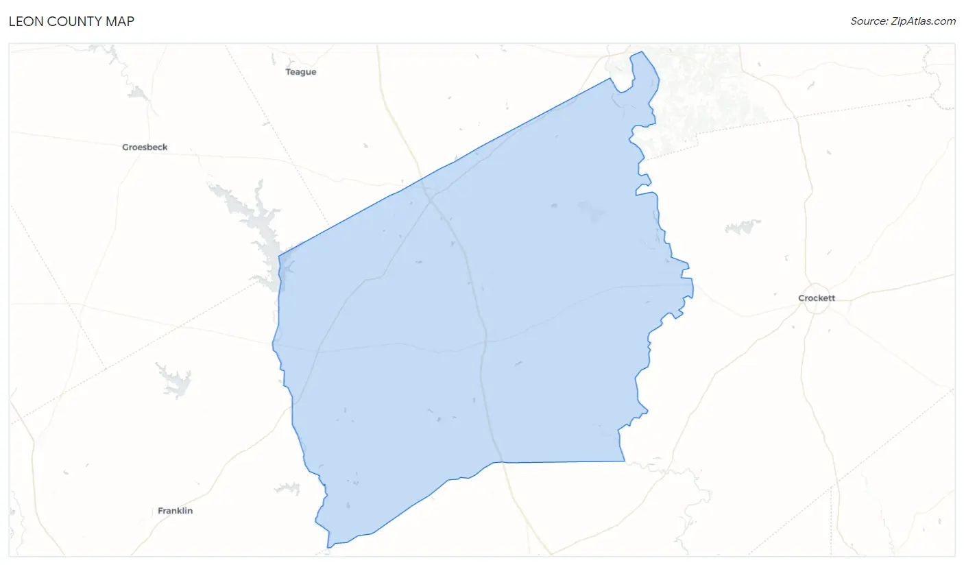 Leon County Map