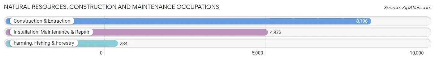 Natural Resources, Construction and Maintenance Occupations in Lubbock County