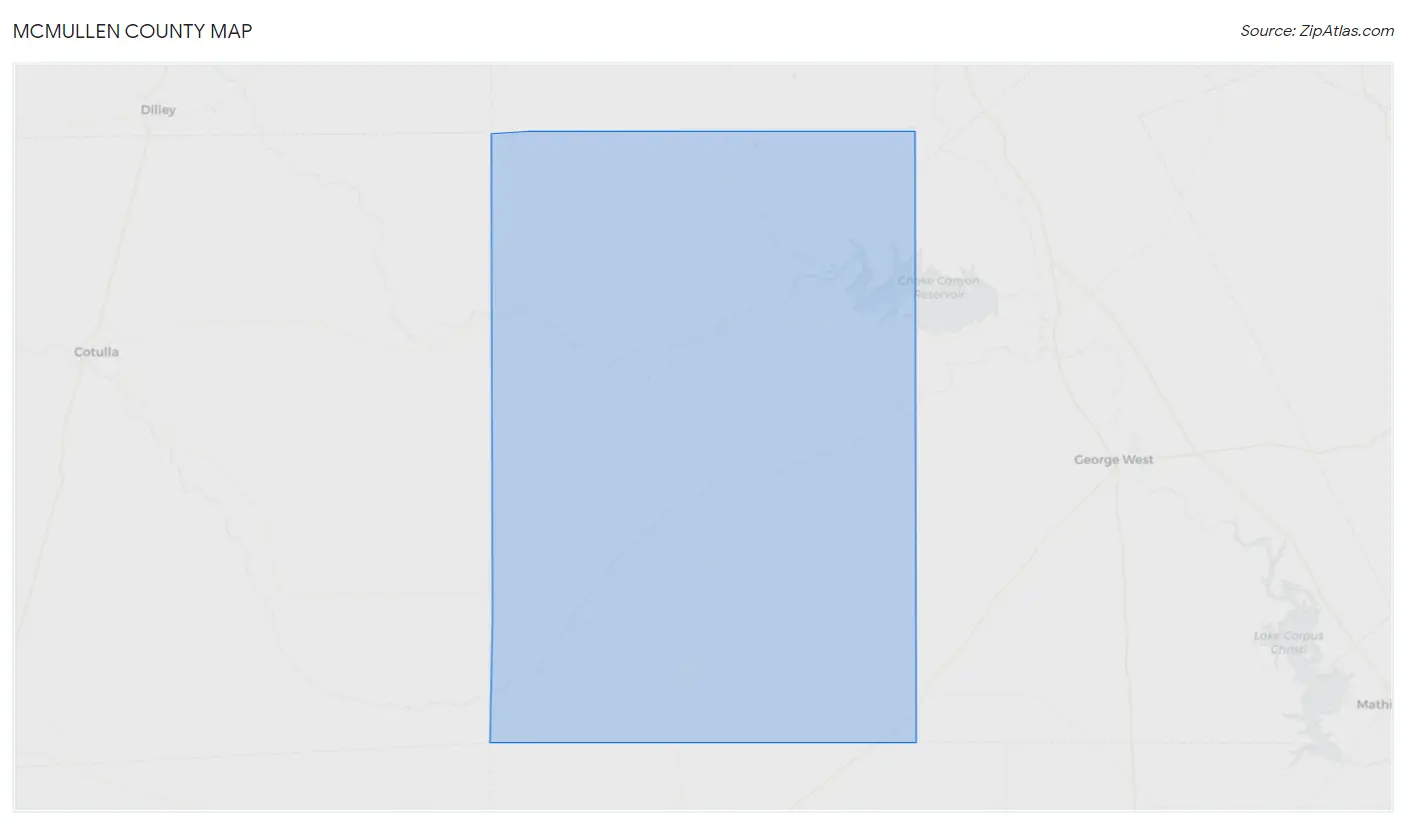 McMullen County Map