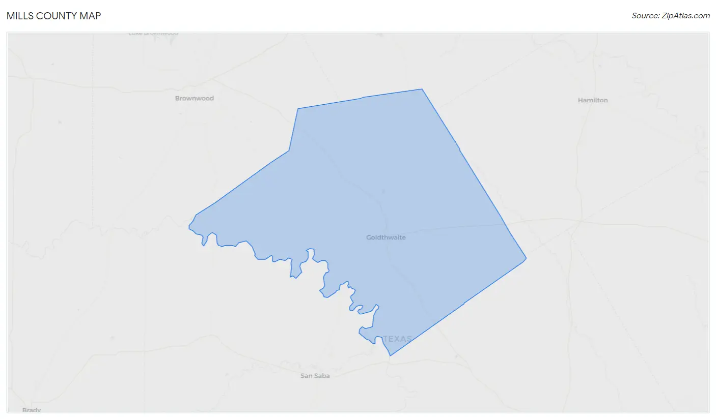 Mills County Map