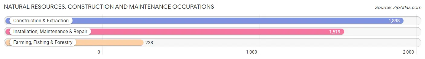 Natural Resources, Construction and Maintenance Occupations in Nacogdoches County