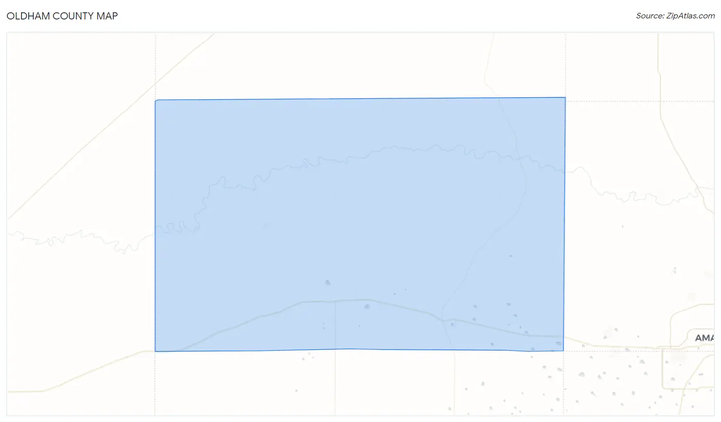 Oldham County Map