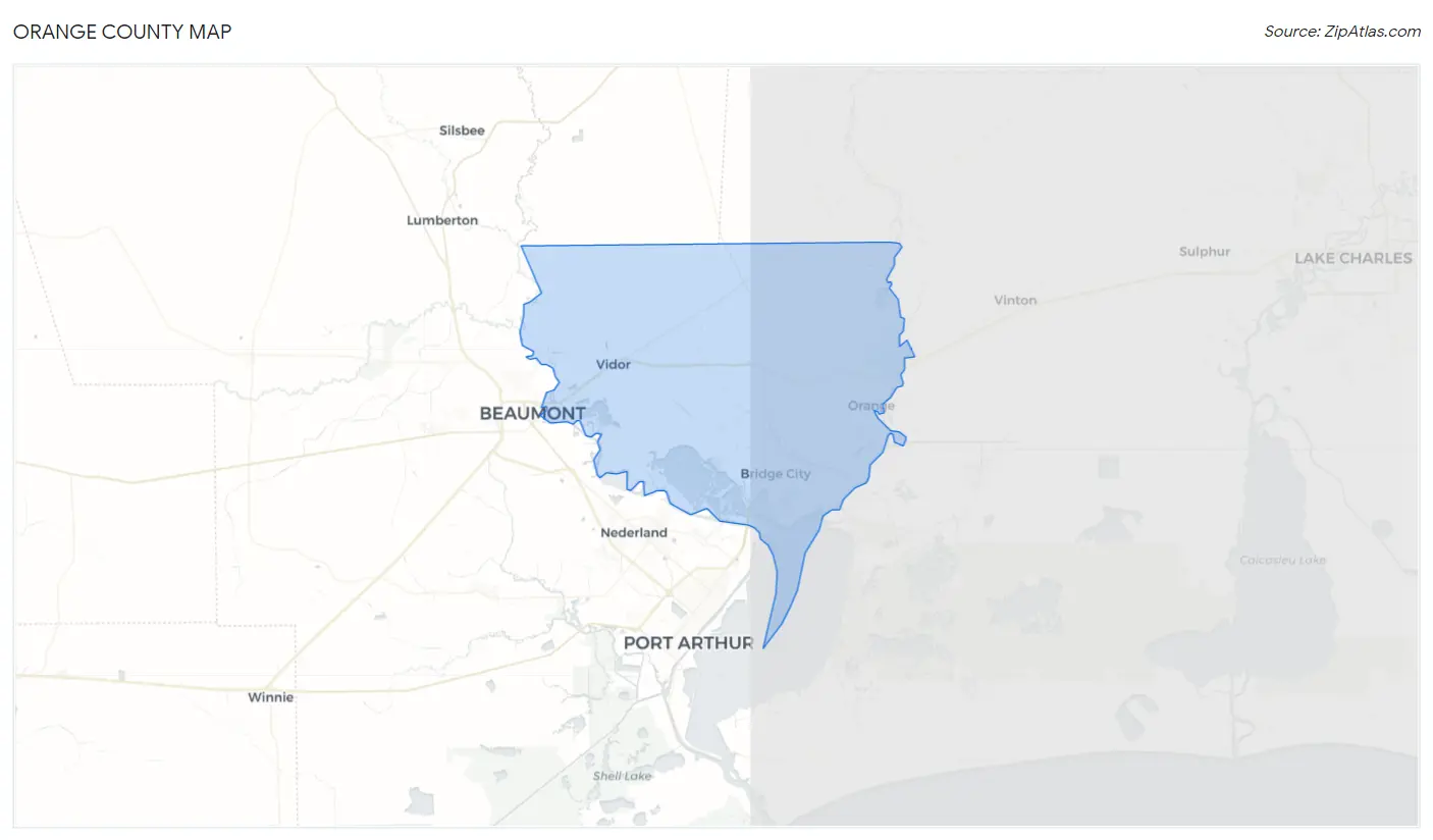 Orange County Map