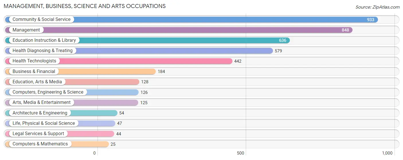 Management, Business, Science and Arts Occupations in Panola County