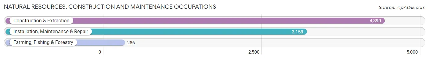 Natural Resources, Construction and Maintenance Occupations in Parker County
