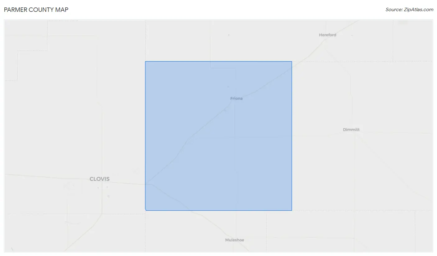 Parmer County Map