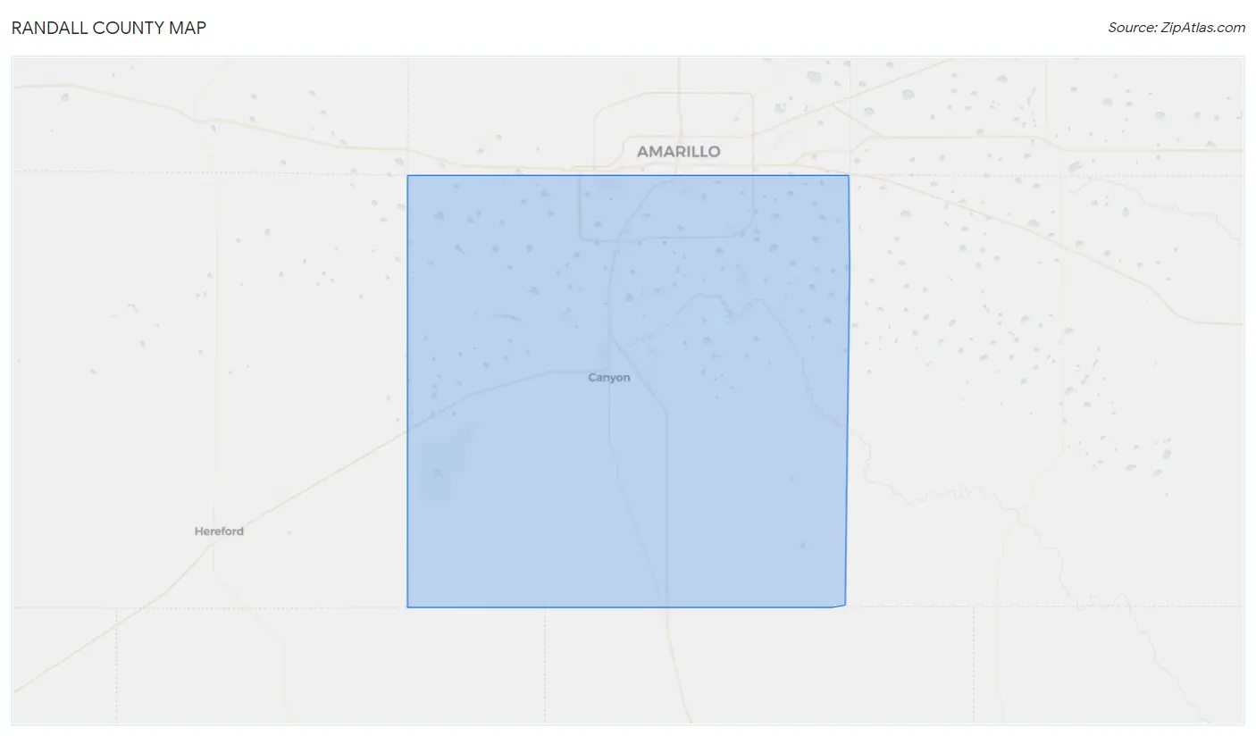 Randall County Map